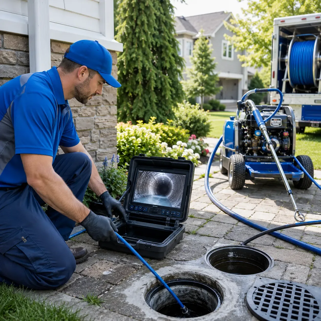 Outdoor drain cleaning professionals serving Laketon, IN